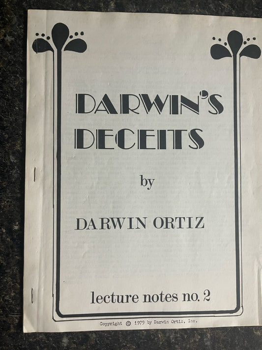 Darwin's Deceits - Darwin Ortiz (Lecture Notes #2)