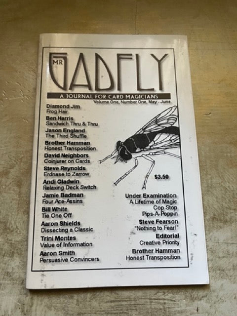 Mr. Gadfly Magazine, First 4 Issues