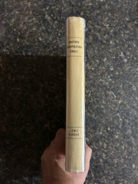 Routined Manipulation Parts 1, 2 & Finale - Lewis Ganson - SIGNED