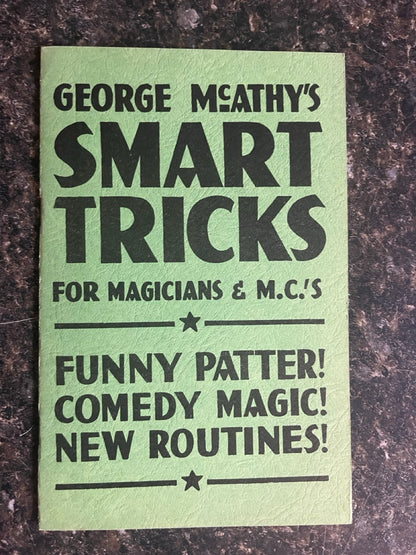 Smart Tricks for Magicians & M.C.'s - George McAthy