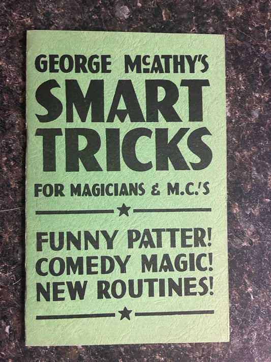 Smart Tricks for Magicians & M.C.'s - George McAthy