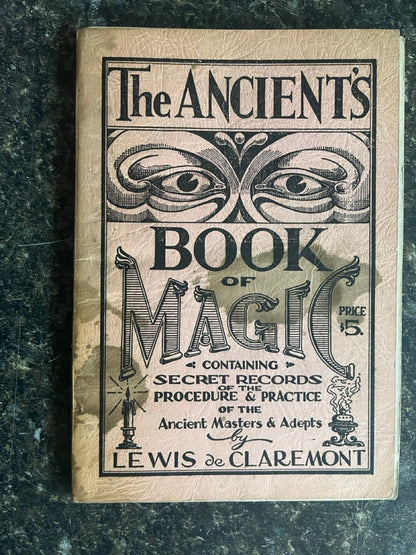 The Ancient's Book Of Magic - Lewis de Claremont