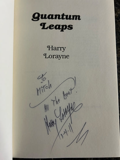 Quantum Leaps - Harry Lorayne (SIGNED)