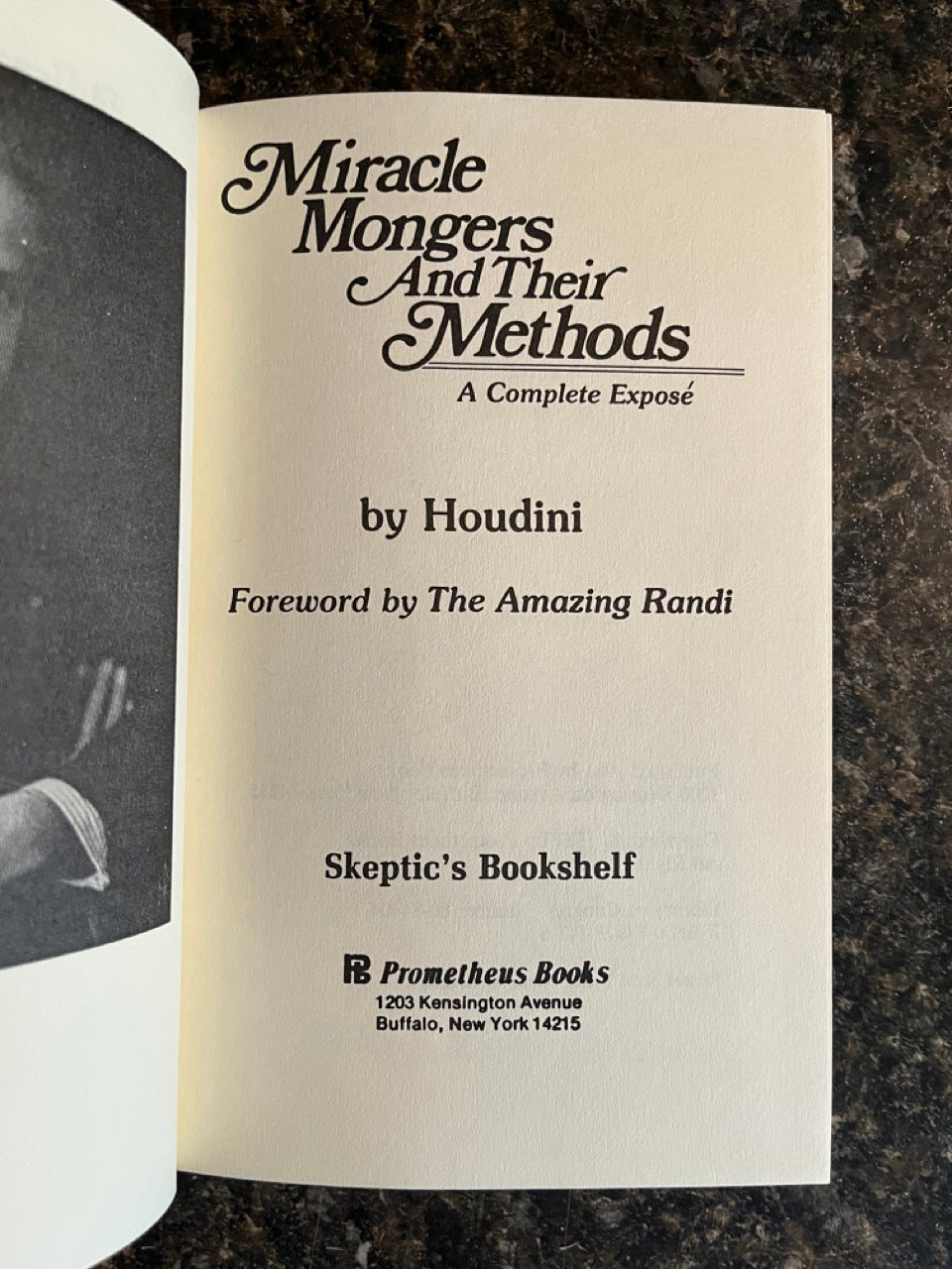 Miracle Mongers And Their Methods - Harry Houdini