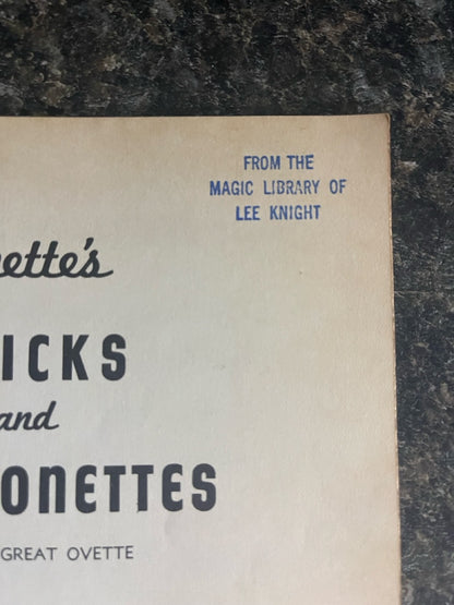 Tricks and Illusionettes - Ovette