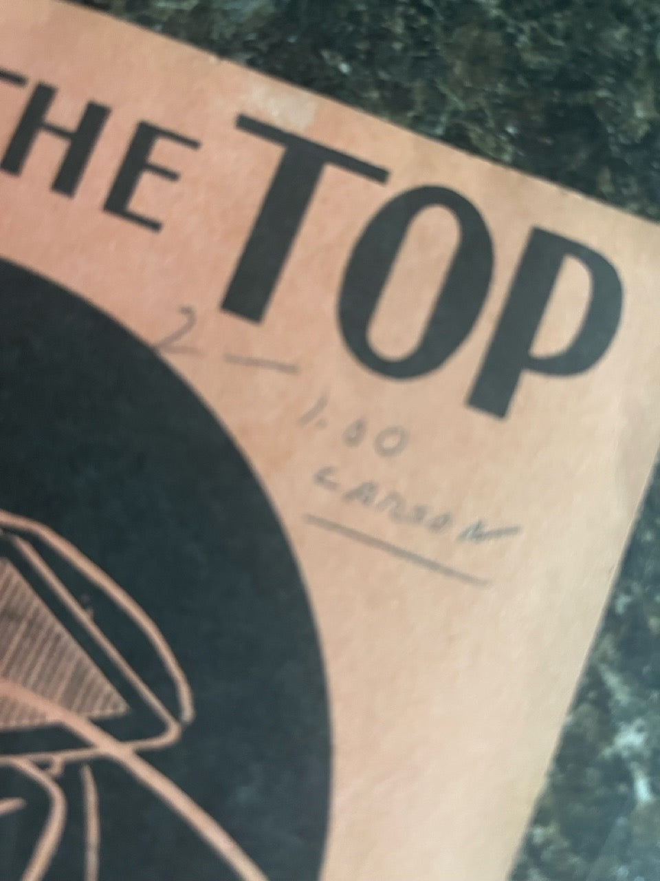 Off the Top -  Ed Marlo (Used copy)