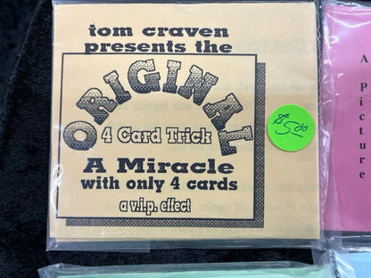 Lot 2 Tom Craven Packet Trick (5 effects)(TC 10)