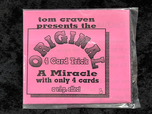 Original 4 Card Trick: A Miracle with only 4 Cards - Tom Craven (packet trick)