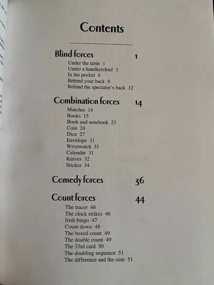 Encyclopedia of Impromptu Card Forces - Lewis Jones (2010 H&R Books)