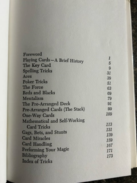 Magic with Cards - Garcia & Schindler (HC)
