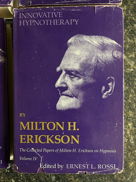 The Collected Papers of Milton H. Erickson on Hypnosis, Complete 4 Volume Set (Nature of Hypnosis and Suggestion; Hypnotic Alteration of Sensory, Perceptual and Psychophysiological Processes; Hypnotic Investigation; Innovative Hypnotherapy)