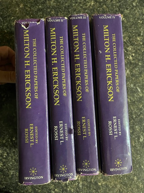 The Collected Papers of Milton H. Erickson on Hypnosis, Complete 4 Volume Set (Nature of Hypnosis and Suggestion; Hypnotic Alteration of Sensory, Perceptual and Psychophysiological Processes; Hypnotic Investigation; Innovative Hypnotherapy)