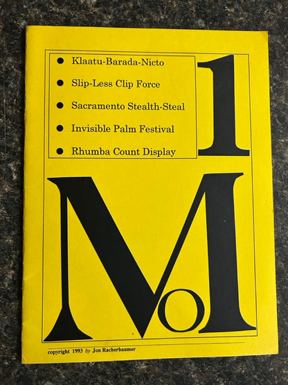 Modus Operandi (3 Original Issues)- Jon Racherbaumer