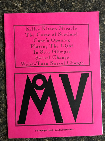 Modus Operandi (3 Original Issues)- Jon Racherbaumer