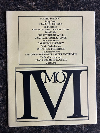 Modus Operandi (3 Original Issues)- Jon Racherbaumer