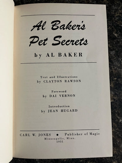 Al Baker's Pet Secrets