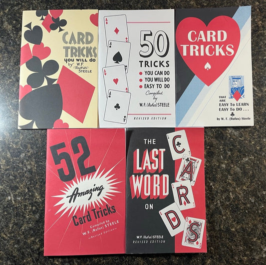 5 Rufus Steele Card Books