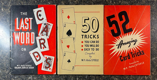 3 Rufus Steele Card Booklets - SIGNED