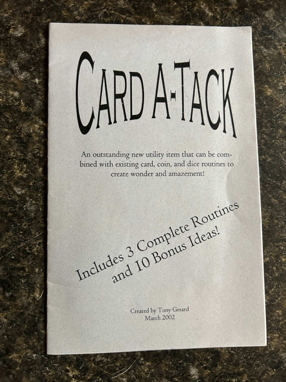 Card a-Tack - Tony Gerard