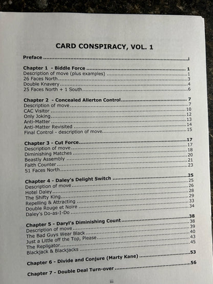 Card Conspiracy Vol.1 - Duffie/Robertson