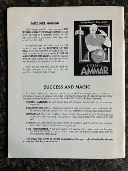 Success & Magic, Progress Guide - Michael Ammar - SIGNED