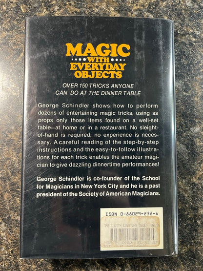 Magic with Everyday Objects - George Schindler (Hardcover)