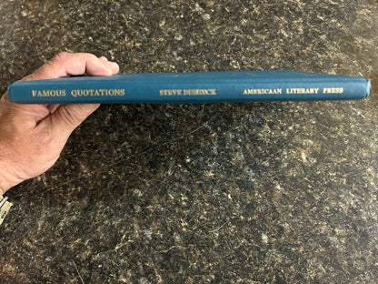 Famous Quotations (book test) - Steve Dusheck