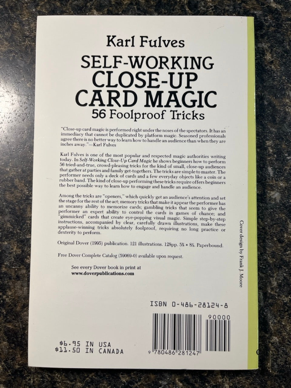 Self-Working Close-Up Card Magic - Karl Fulves