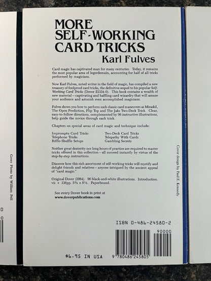 Self-Working Card Tricks/More Self-Working Card Tricks/New Self-Working Card Tricks - Karl Fulves