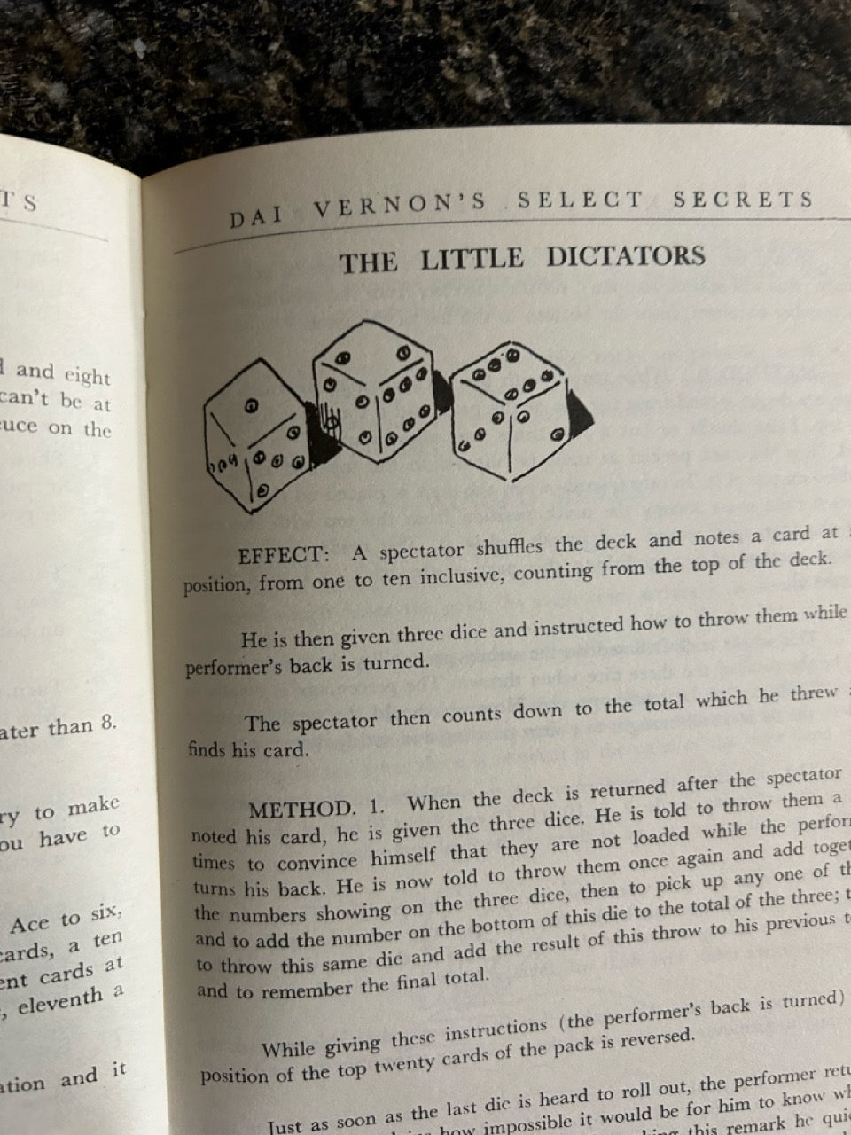 Dai Vernon's Select Secrets - Dai Vernon