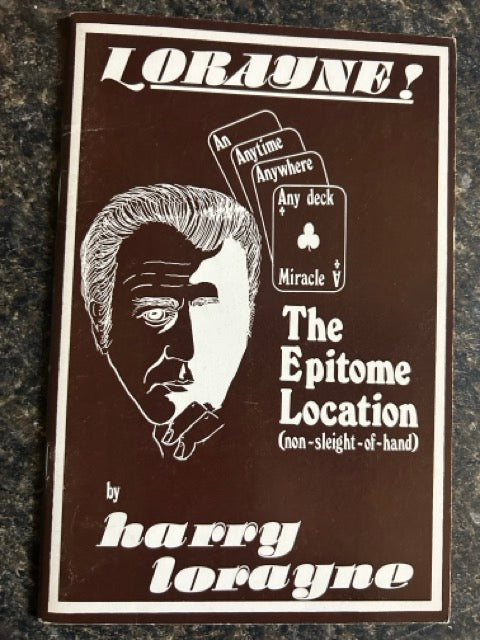 The Epitome Location - Harry Lorayne