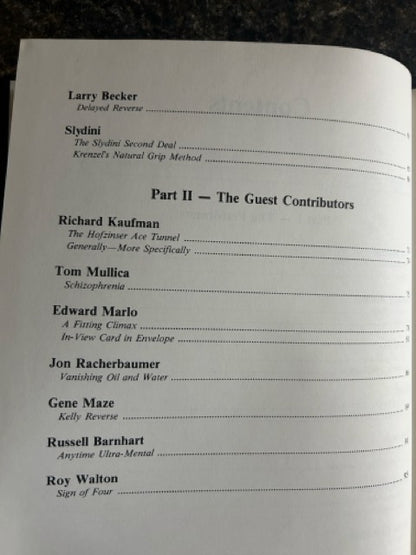 The New York Magic Symposium Close-Up Collection 1 - Richard Kaufman