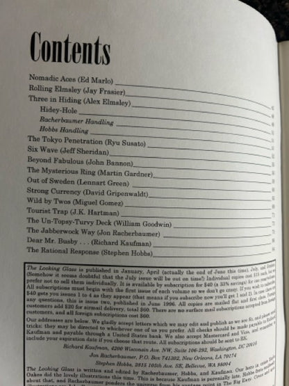 The Looking Glass - Richard Kaufman (2 issues)