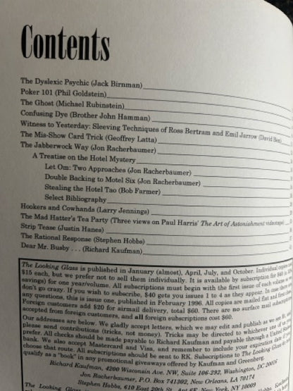 The Looking Glass - Richard Kaufman (2 issues)