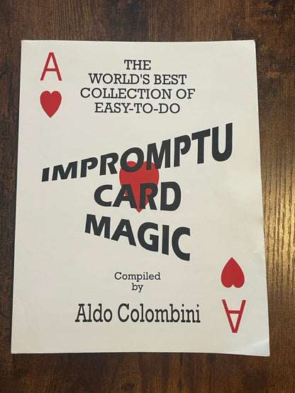 Impromptu Card Magic - Aldo Colombini