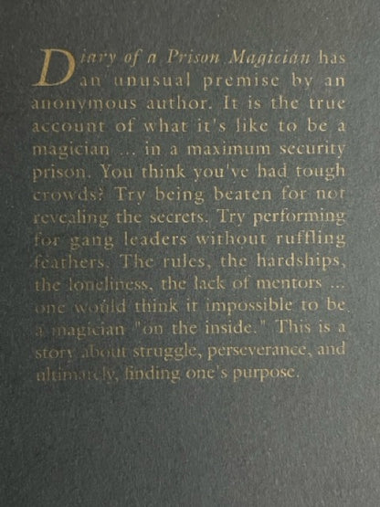 Astonishing Essays #3 - Diary of a Prison Magician