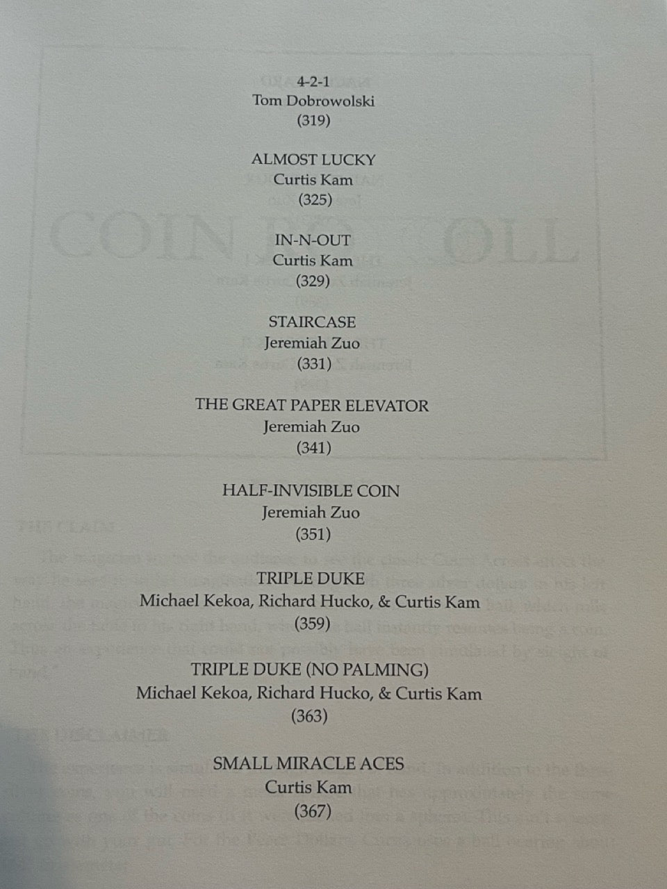 The Disclaimer, Year 1 - ChicagoMagicBash