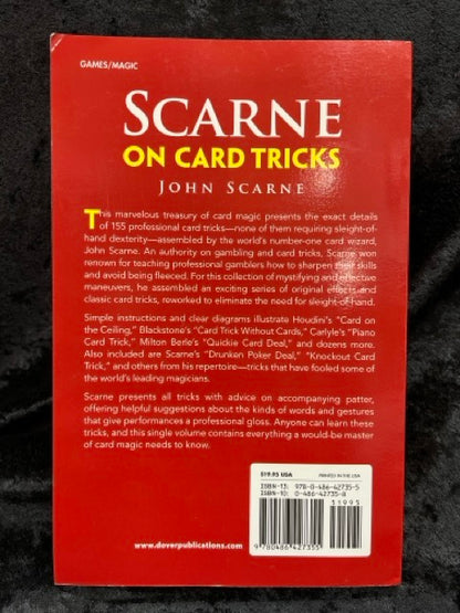 SCARNE Card Tricks-John Scarne  (Large Format Paperback)