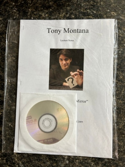 Mentalism Facing A Mirror - Tony Montana Lecture Notes & DVD