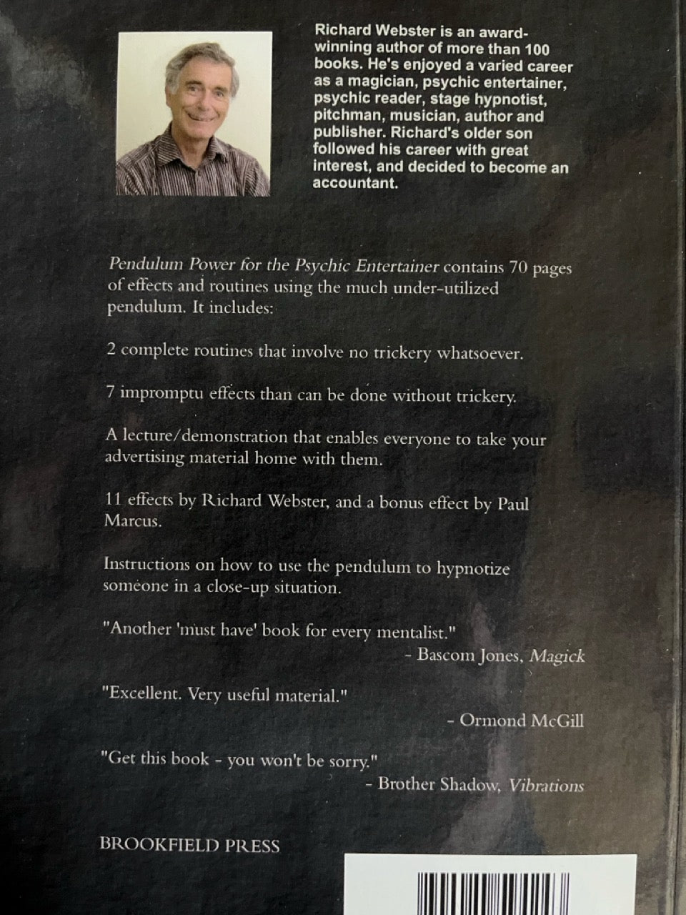 Pendulum Power for the psychic entertainer - Richard Webster