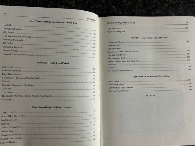 2 Simon Lovell Books: Simon Says & Son of Simon Says - Simon Lovell