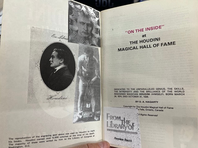 Houdini Magical Hall of Fame Program (USED)