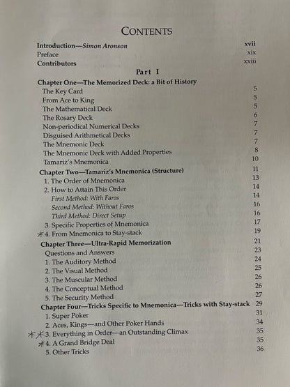 Mnemonica - Juan Tamariz (1st ed.)
