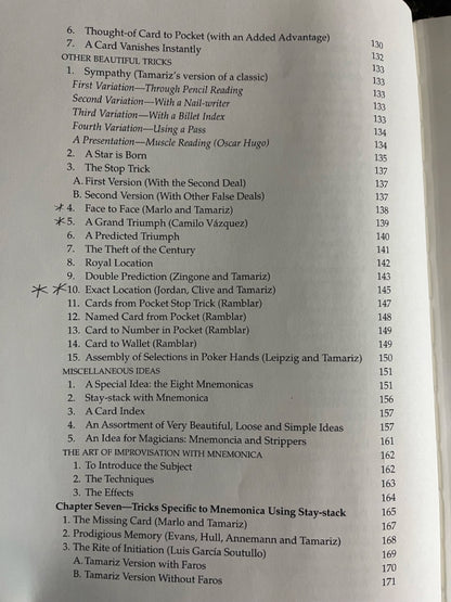 Mnemonica - Juan Tamariz (1st ed.)