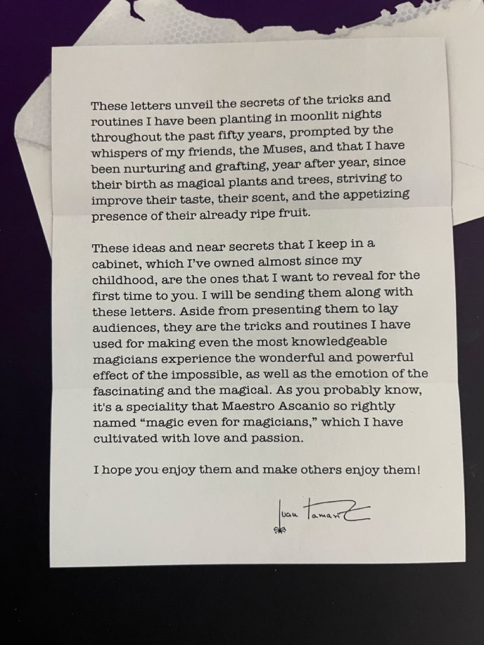 Letters From Juan, Vols.1-6 - Juan Tamariz