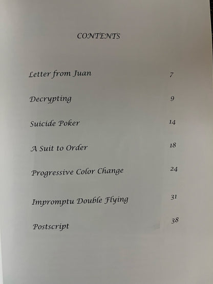 Letters From Juan, Vols.1-6 - Juan Tamariz