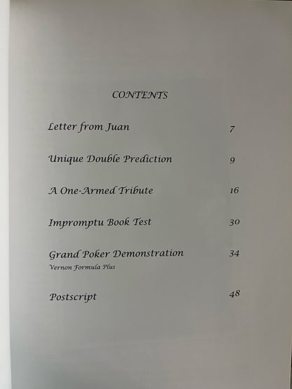 Letters From Juan, Vols.1-6 - Juan Tamariz