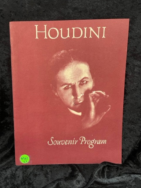 The Houdini Souvenir Program - Lee Jacobs Productions (USED)