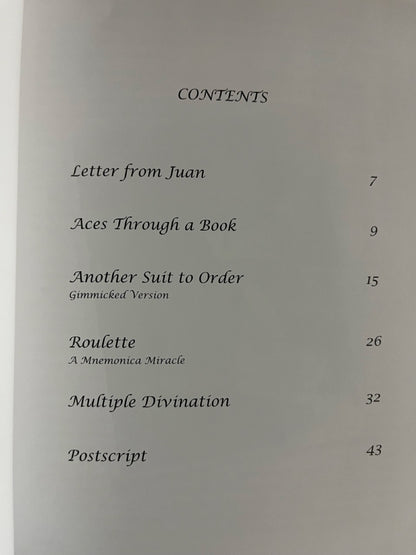 Letters From Juan, Vols.1-6 - Juan Tamariz