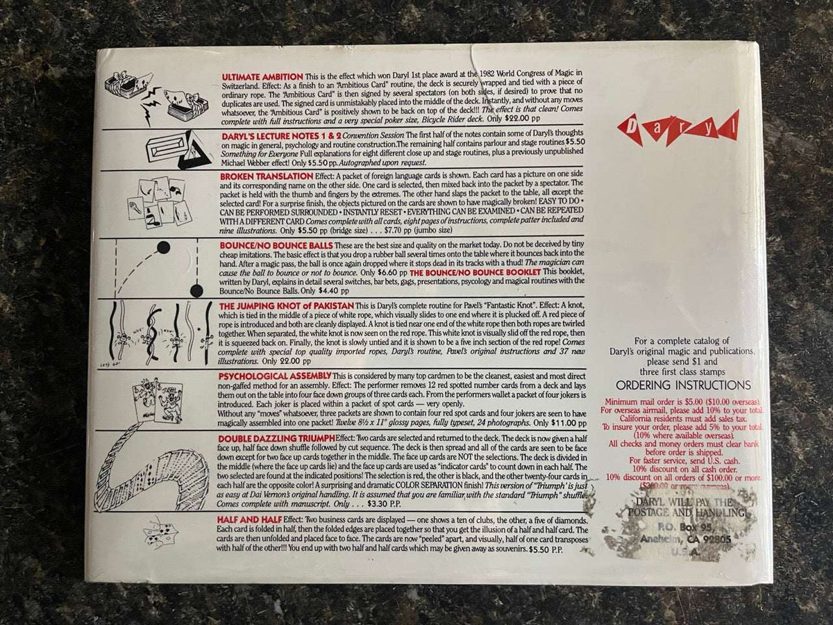 Daryl's Ambitious Card Omnibus - Stephen Minch (1st ed.)